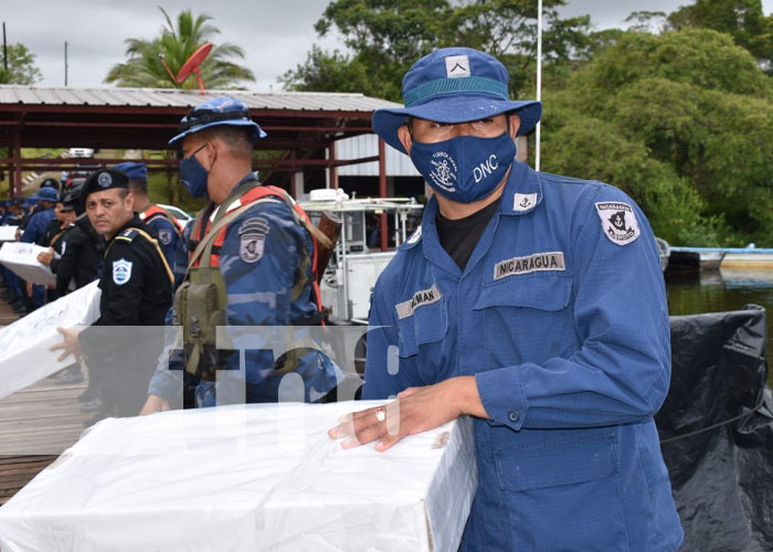Traslado de material electoral a municipios del Caribe Sur de Nicaragua