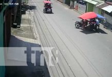 Foto: Choque entre caponeras en Managua / TN8
