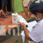 Vacunación contra el COVID-19 en el barrio Julio Buitrago, Managua