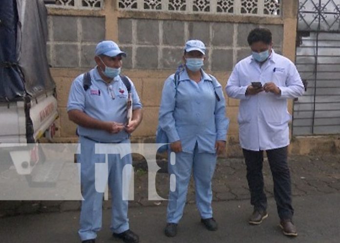 Brigada médica visita el barrio Romin Manrique, Distrito IV de Managua