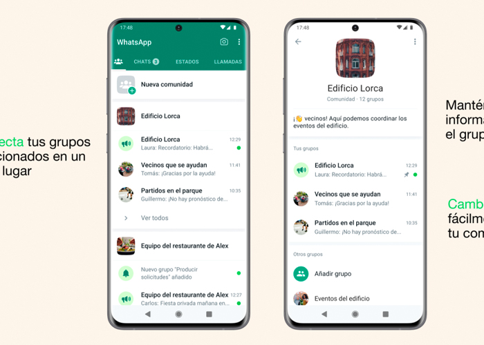 WhatsApp presenta Comunidades y nuevas funciones