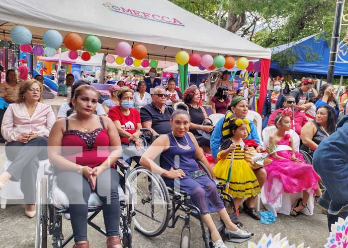 Foto: Feria "Nicaragua Fuerza Bendita" con protagonistas con discapacidad / TN8