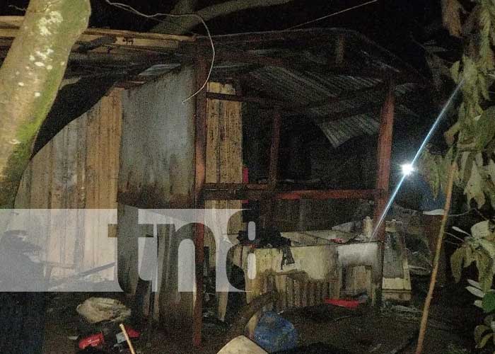Casi se les quema la casa a familia de 'Los Altos' en Masaya