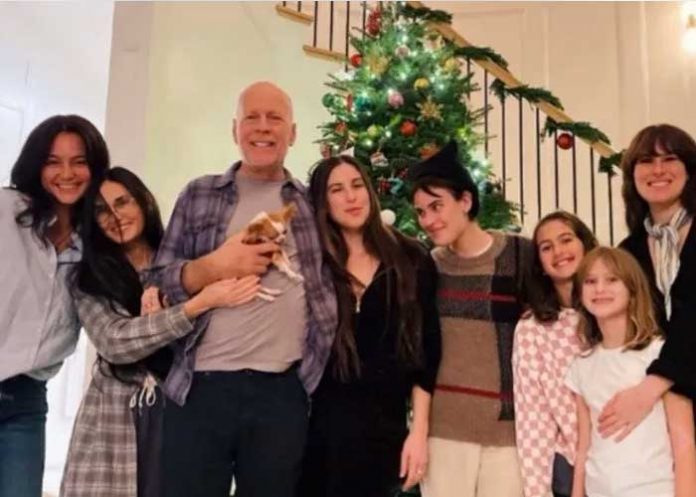 Bruce Willis se rodea de su familia ante la enfermedad que le detectaron