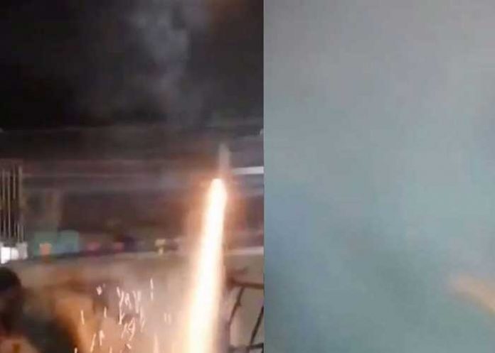 Se puso cohete en el “chiquito” y le terminó explotando (VIDEO)