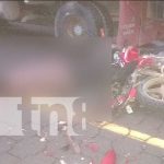 Un motociclista perdió la vida tras impactar con camión en El Cuá, Jinotega / TN8