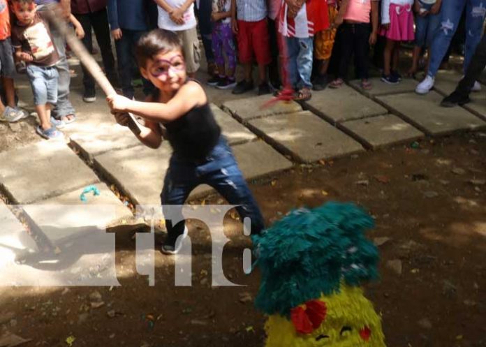 Niños y niñas en Siuna despiden el año con actividades recreativas
