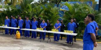 Foto: Presentan a 14 supuestos delincuentes capturados en Chinandega / TN8