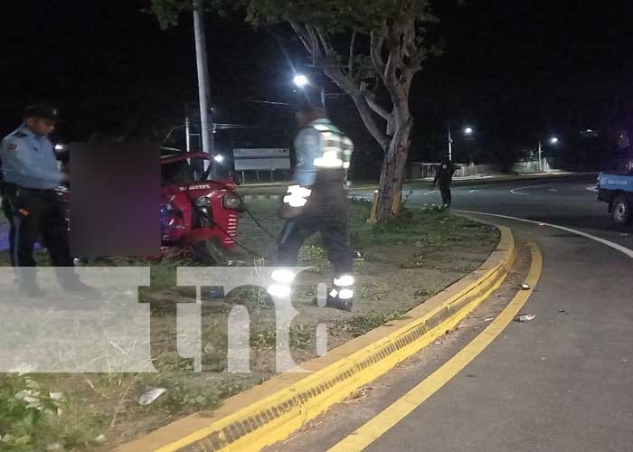 Conductor de mototaxi fallece en accidente vial en Masaya