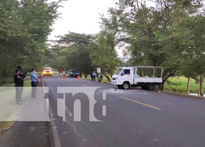 Una persona resulta muerta en vuelco de camioncito en Acoyapa, Chontales
