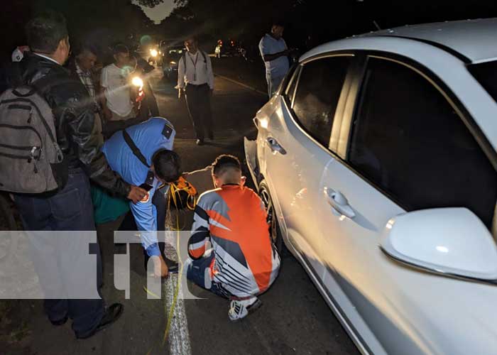 Foto: Exceso de velocidad deja a dos motorizados de Granada en el hospital / TN8