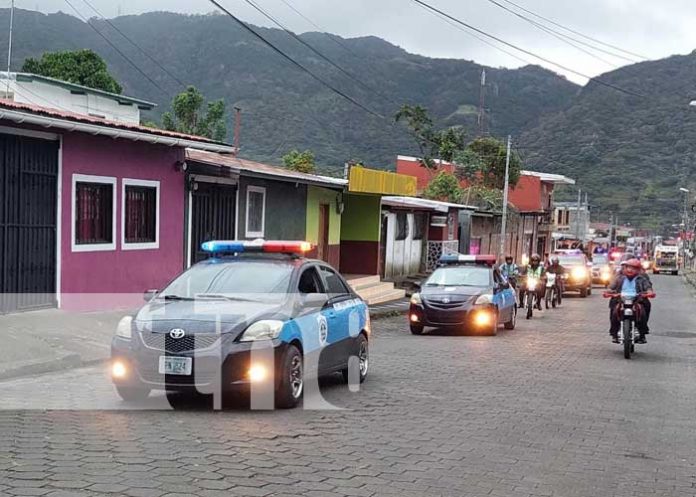Policía de Jinotega, Granada y Carazo lanzan en banderillazo del plan de fin de año