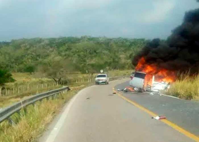 Familia completa muere calcinada en México