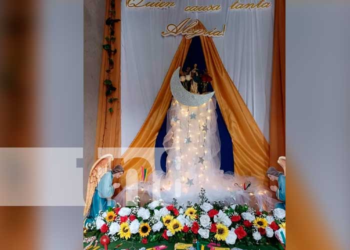 Realizan concurso del mejor altar mariano en Jinotega