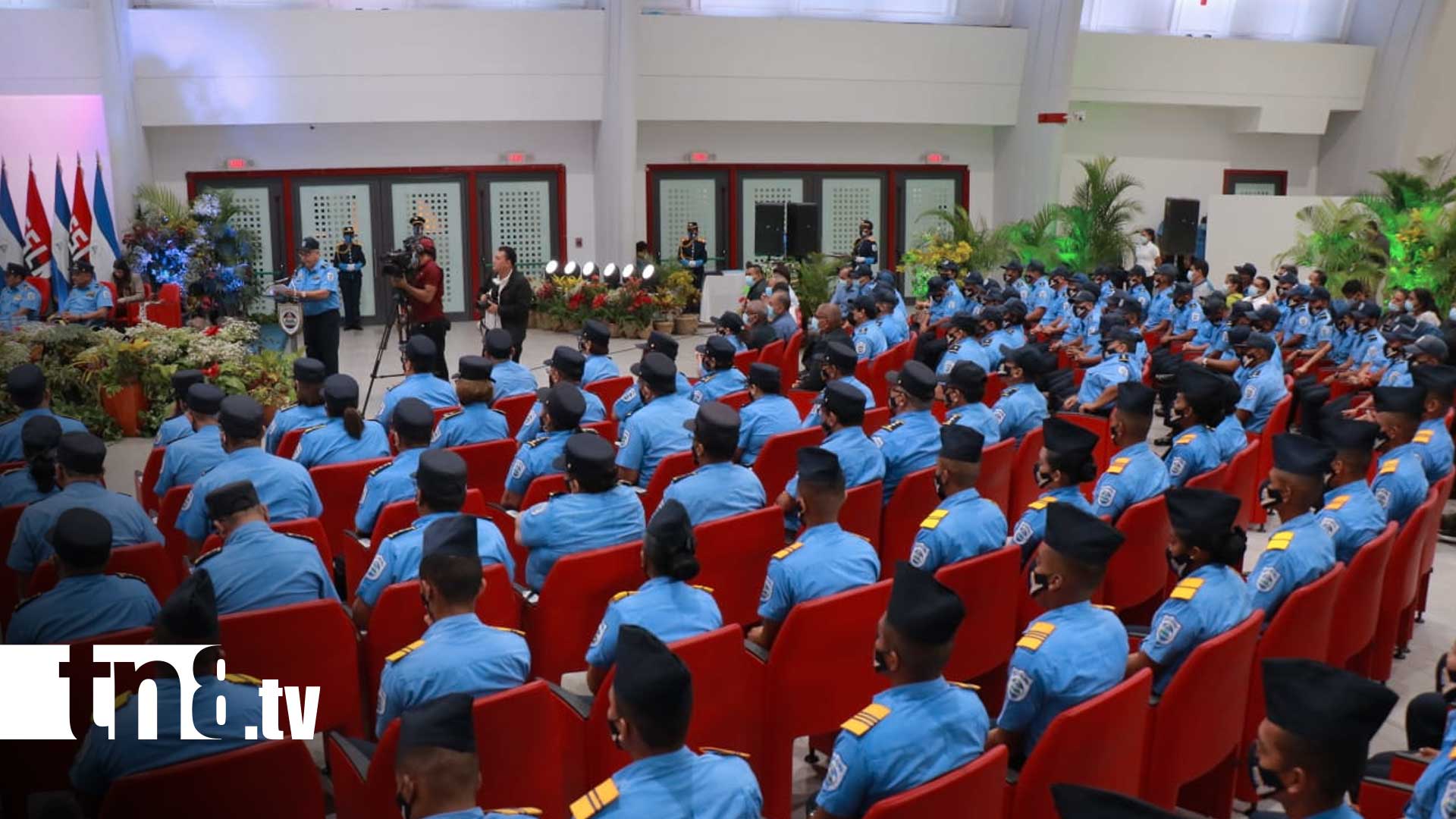 Presidente Ortega asiste a XXV promoción de Cadetes de la Policía Nacional