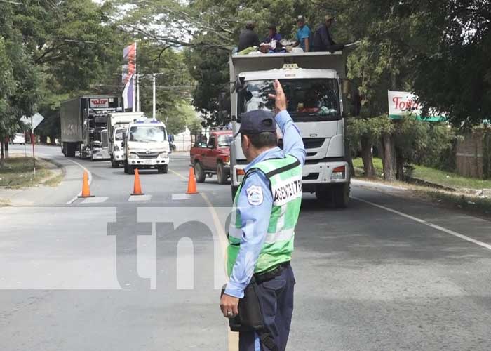 Policía Nacional ejecuta Plan de Emergencia Vial en Nueva Segovia, Nicaragua