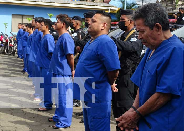 Varios delincuentes presos en Chinandega, Estelí y Masaya