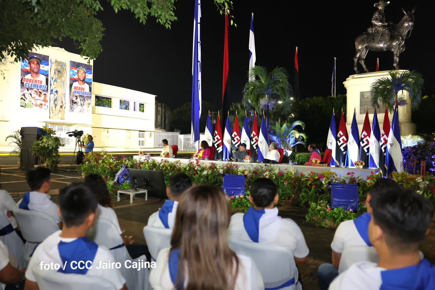 Foto: Presidente de Nicaragua, Daniel Ortega: "Clemente vive en nuestros corazones" / Cortesía