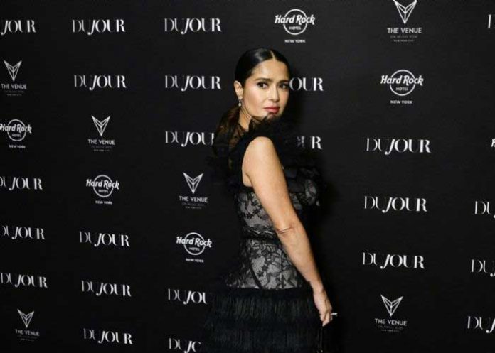 Salma Hayek debuta en prestigiosa fiesta como DJ
