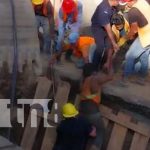 Rescatan con vida a obreros soterrados en Moyogalpa, Isla de Ometepe