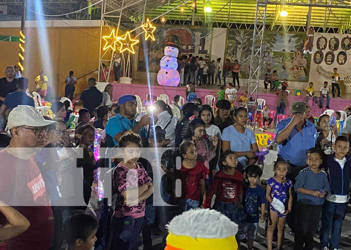 Alegría navideña para los niños de la ciudad de Rivas