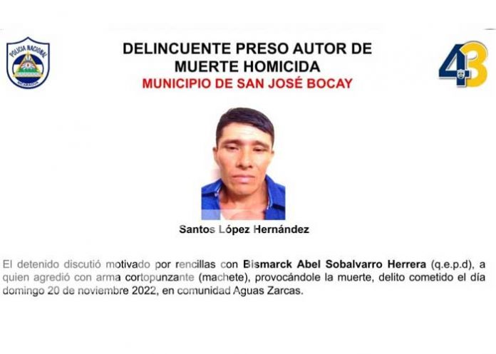 3 presuntos autores de muertes homicidas fueron detenidos en Jinotega