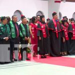 Acto de graduación presidida por autoridades del MINJUVE 