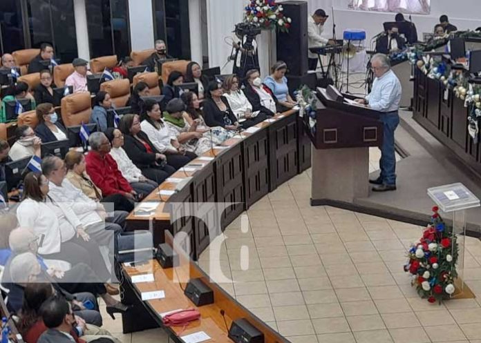 Foto: Sesión solemne en la Asamblea Nacional de Nicaragua / TN8