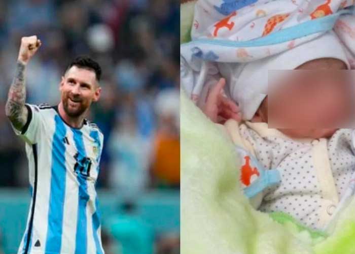 Bebé fue llamado como Messi al nacer cuando anotó gol 