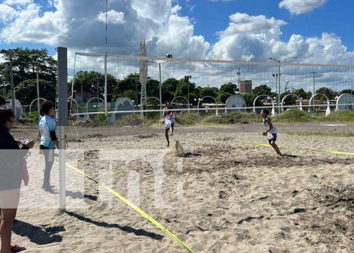Inauguran 2do torneo de Voleibol Playa masculino y femenino en Managua