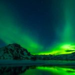 Hipnotizante espectáculo de una aurora boreal