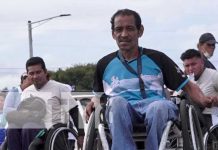 Atletas con discapacidad participaron de la carrera Luz y Sonido en Managua