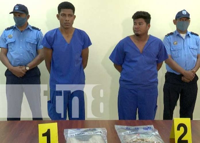 Foto: Captura de traficantes de drogas en Managua / TN8