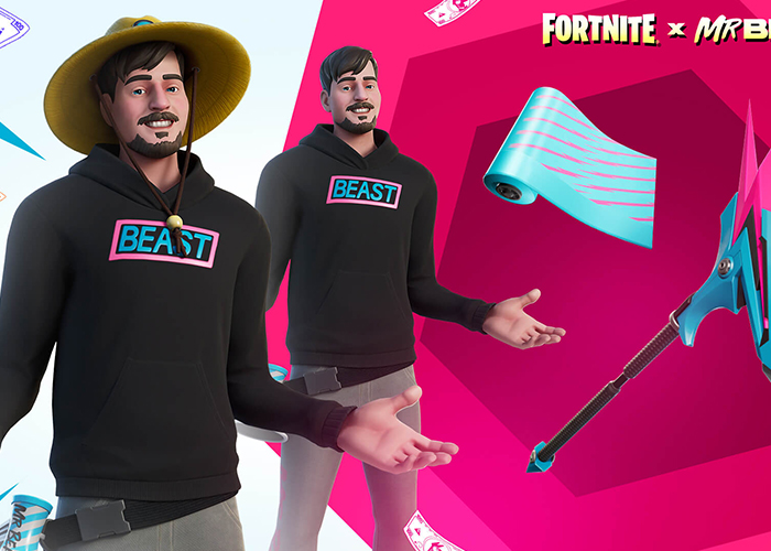 Fortnite x Mr. Beast: Una colaboración con una competencia de 1 millón USD