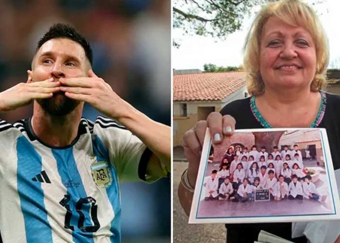 Primera maestra de Messi le escribe conmovedora carta