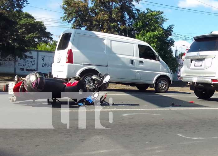 Foto: Accidente tránsito en Managua / TN8
