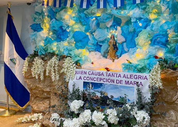 Embajada de Nicaragua en Londres celebró con fervor la Inmaculada Concepción de María