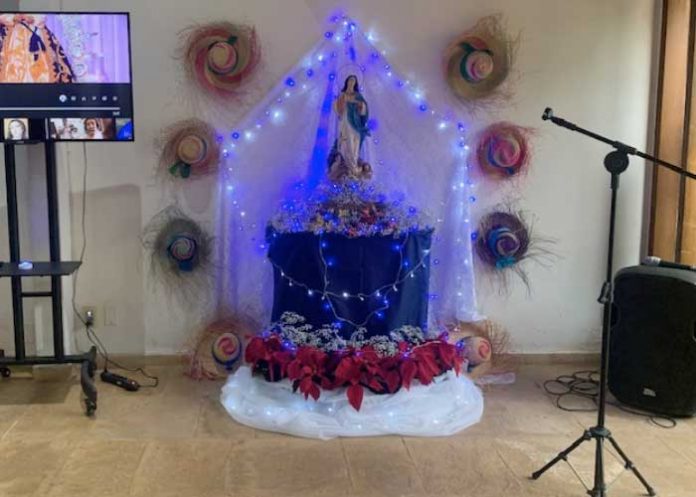 Embajada de Nicaragua en Brasil conmemoró a la Inmaculada Concepción de María