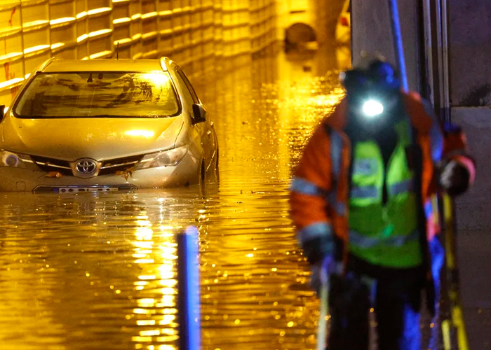 Torrenciales aguaceros dejan varios daños materiales y un muerto en Lisboa