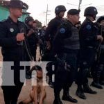Gritería segura con operativos de la Policía Nacional en Rivas