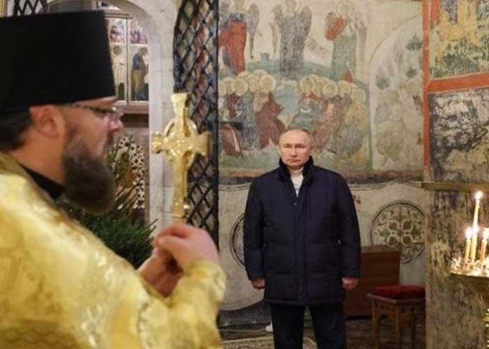 Presidente de Rusia felicita a cristianos ortodoxos por navidad