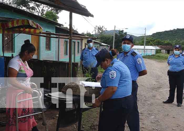 Foto: Mayor presencia de la policía en barrios de Somoto genera seguridad a las familias / TN8