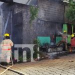 Foto: Incendio deja cuantiosos daños en propiedad ubicada en Chinandega / TN8