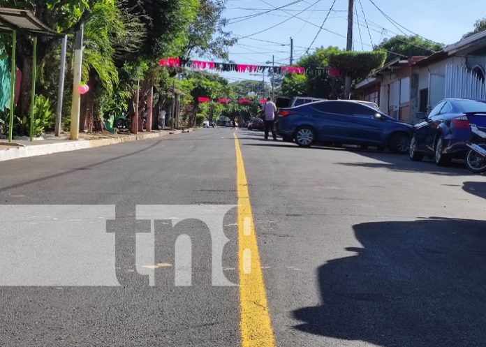 Alcaldía de Managua inaugura 4 cuadras de calles rehabilitadas en el D-II