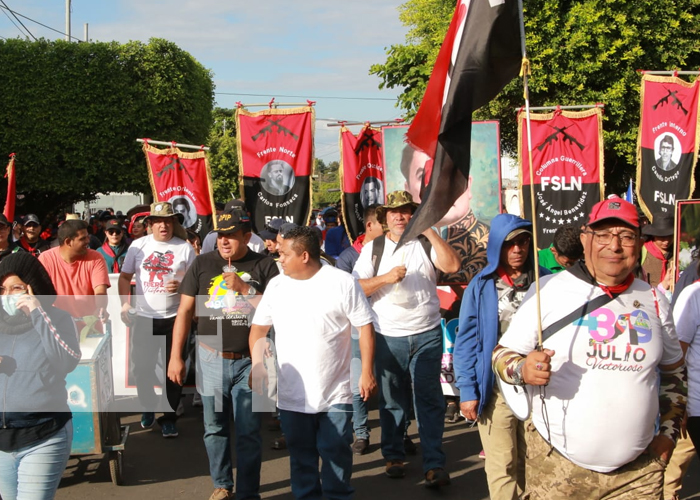 Realizan en Managua caminata por el 156 aniversario natal de Rubén Darío