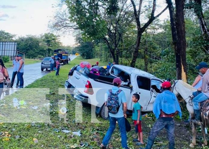 Foto: Accidente de tránsito carretera Río Blanco-Siuna / TN8
