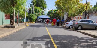 En Managua inauguran 5 cuadras nuevas de calles en el barrio Linda Vista