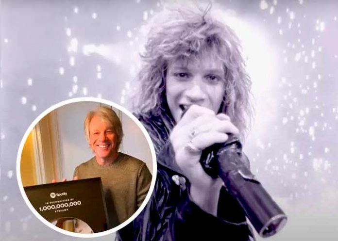 Bon Jovi celebra mil millones de reproducciones de 