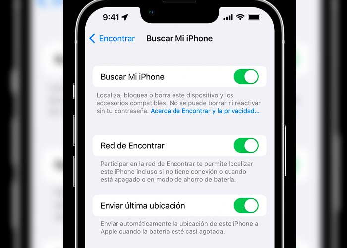 Si usas la app "Find My" tu iPhone puede salvarte la vida