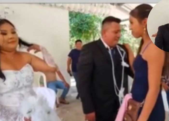 Hombre llora al reencontrarse con su exnovia el día de su boda